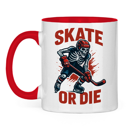 Tasse zweifarbig HALLOWEEN SKATE OR DIE