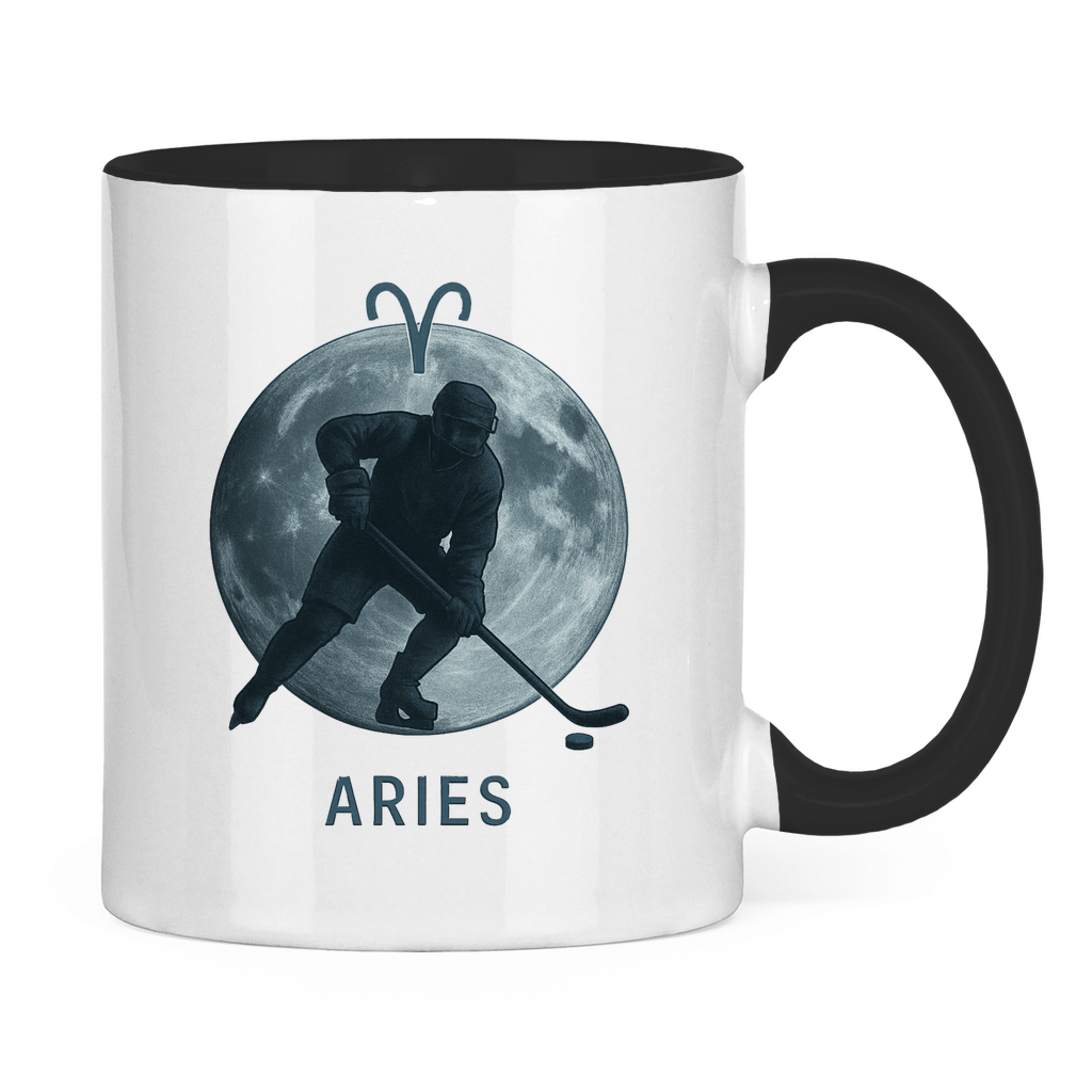 Tasse zweifarbig STERNZEICHEN ARIES / WIDDER