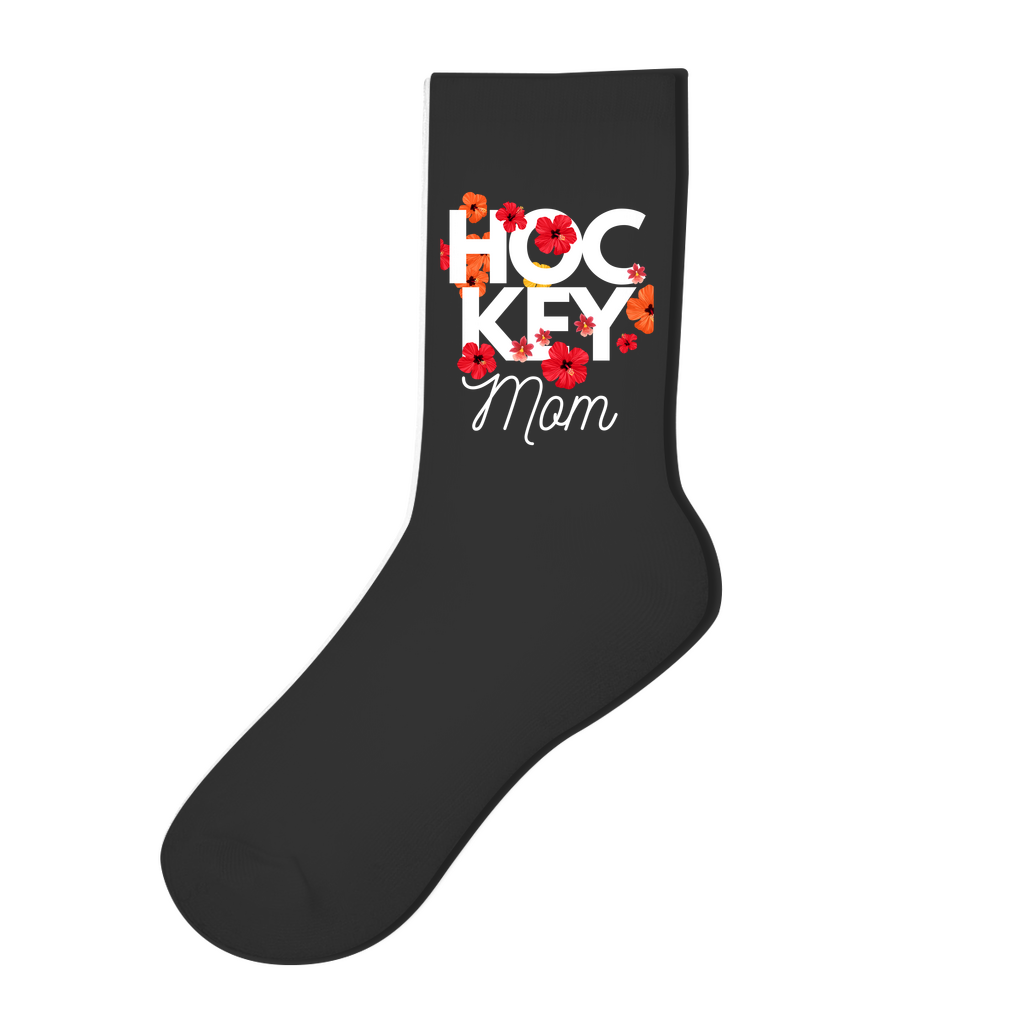 Socken HOCKEY MOM FLOWERS