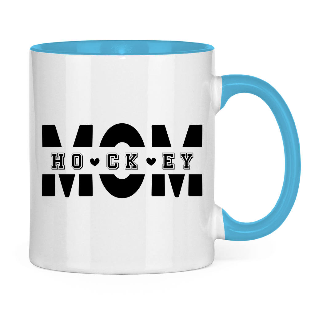 Tasse zweifarbig HOCKEYMOM