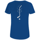 Ladies T-Shirt HOCKEYSTICK MODERN (back)