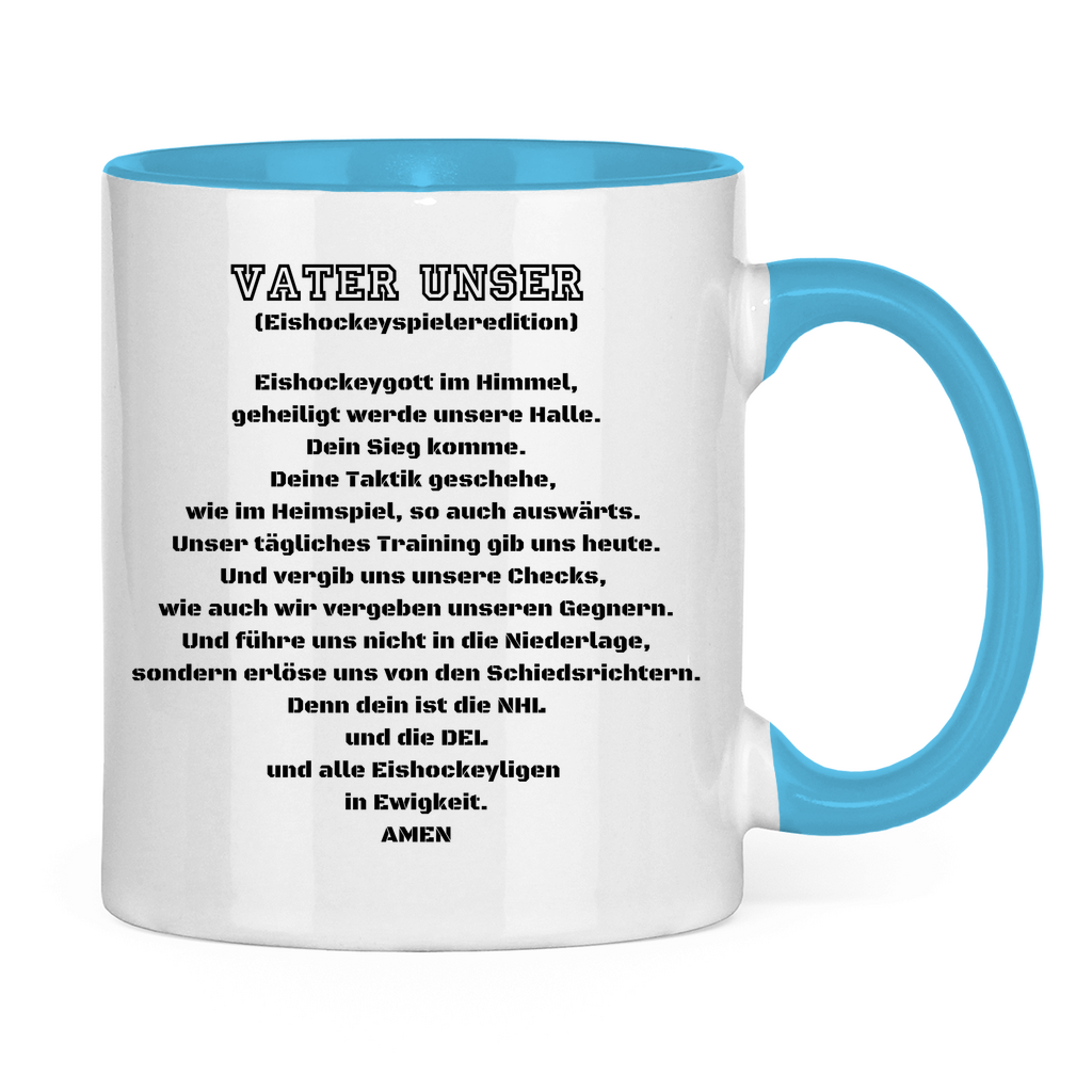 Tasse zweifarbig VATER UNSER SPIELER