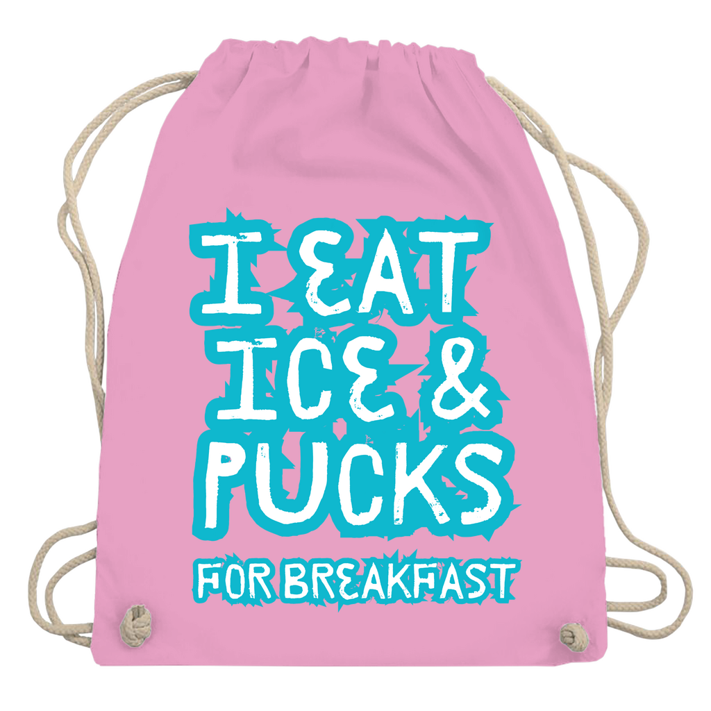 Turnbeutel ICE & PUCKS FOR BREAKFAST