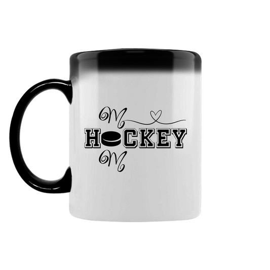 Zaubertasse HOCKEY MOM HEART