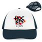 Retro Cap HOCKEY MOM FLOWERS