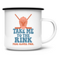 Emaille Tasse TAKE ME TO THE RINK GOALIE