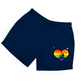 Badehose RAINBOW SKATE HEART