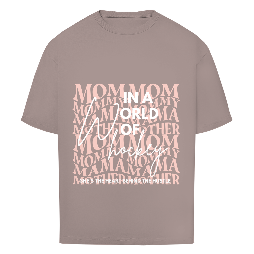 Oversize T-Shirt WORLD OF HOCKEY - MOM
