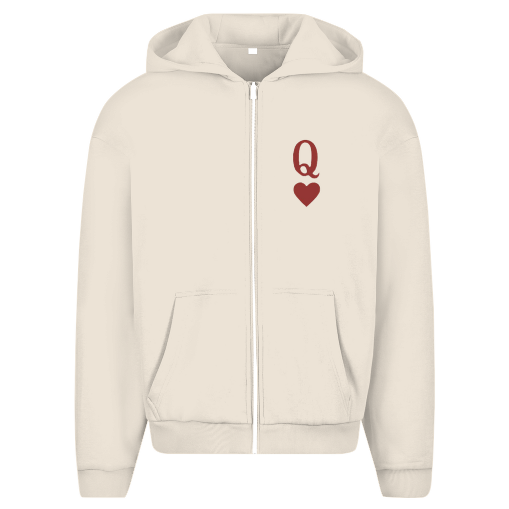 Oversize Zipper HOCKEY HERZKÖNIGIN (front&back)