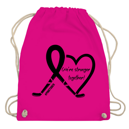 Turnbeutel PINKTOBER STRONGER TOGETHER