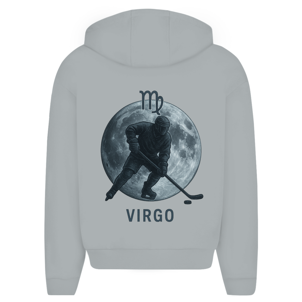 Oversize Zipper STERNZEICHEN VIRGO / JUNGFRAU (front&back)