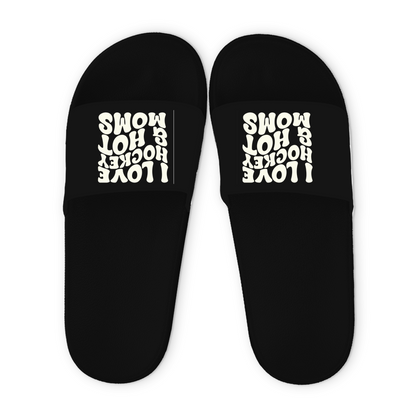 Badelatschen  I LOVE HOCKEY & HOT MOMS