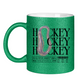 Glitzertasse HOCKEY MODERN