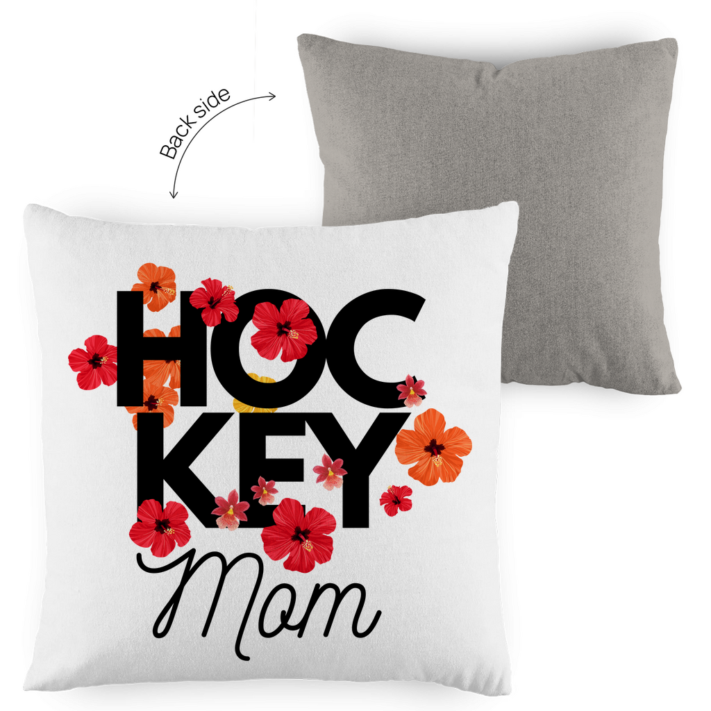 Kopfkissen zweifarbig HOCKEYMOM FLOWERS