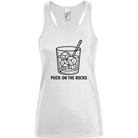 Ladies Tank Top PUCK ON THE ROCKS
