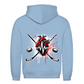 Unisex Hoodie HOCKEY HEARTBEAT (back)