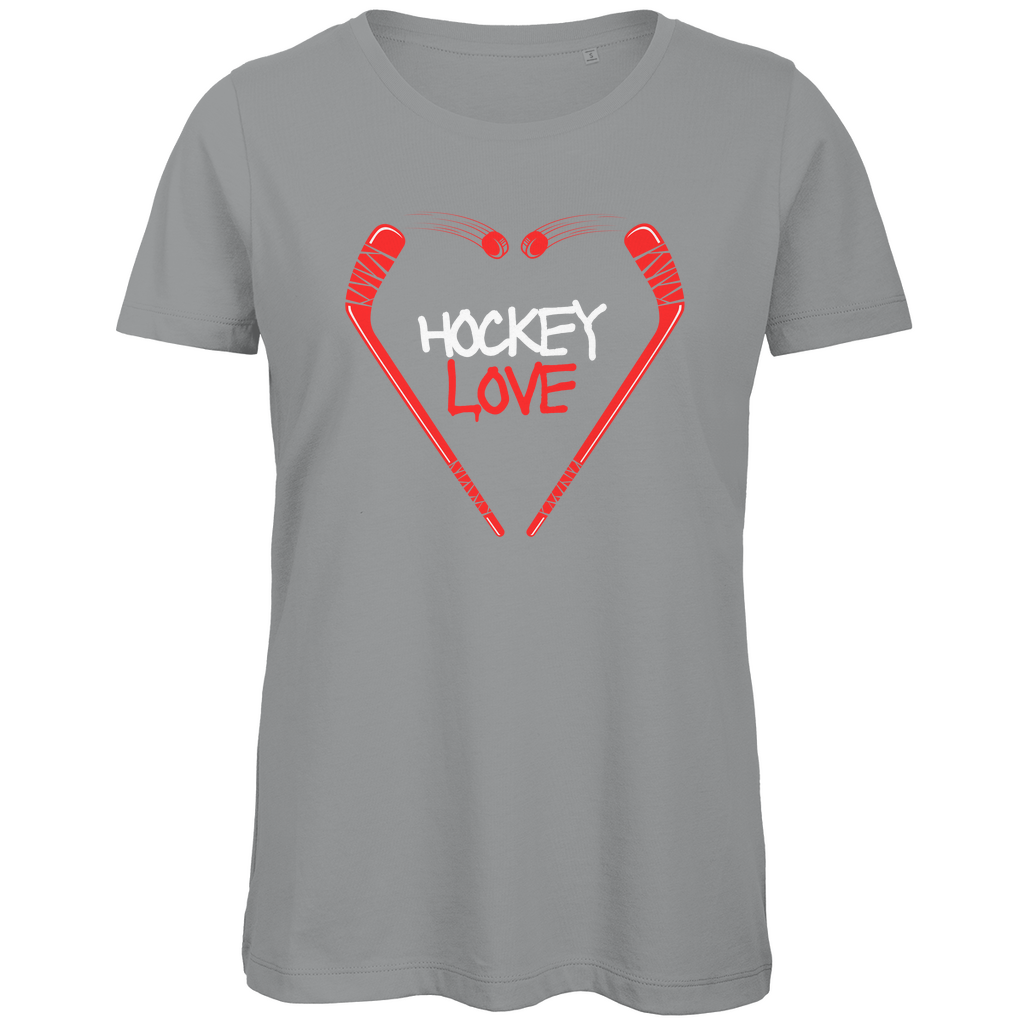 Ladies T-Shirt HOCKEYLOVE STICKHEART