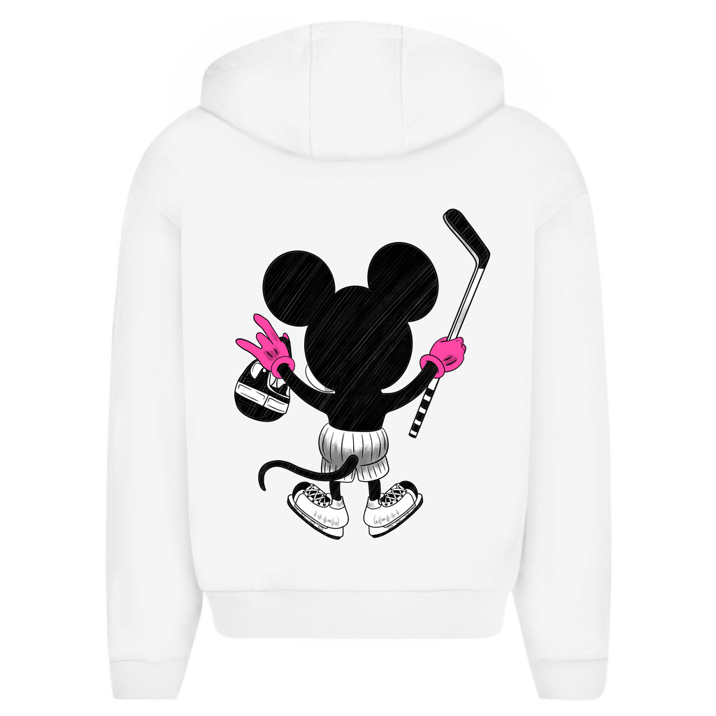 Oversize Zipper HOCKEYMOUSE PINK (back)