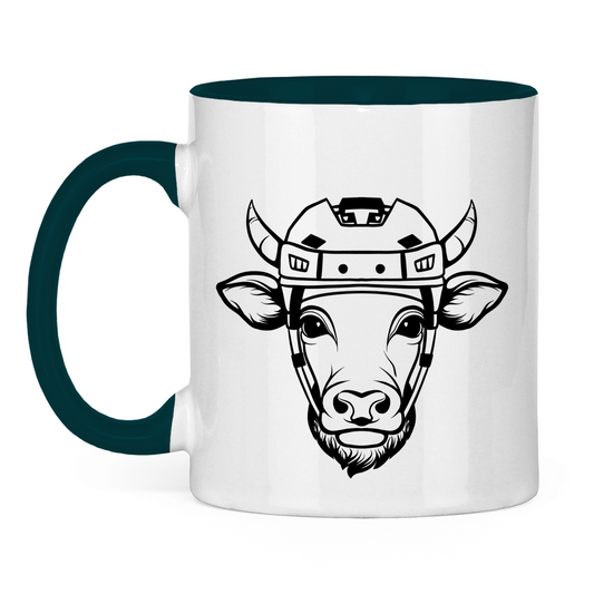 Tasse zweifarbig HOCKEYKUH