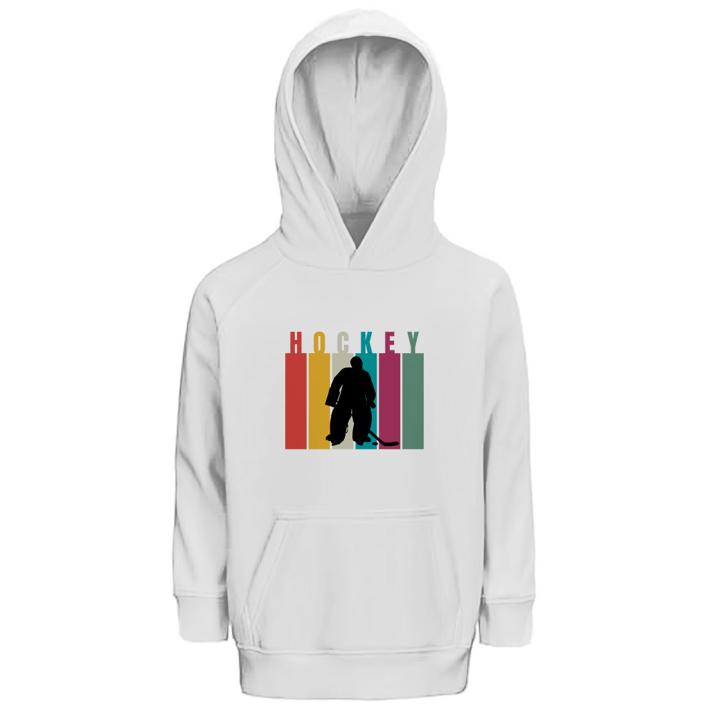 Kids Hoodie COLOURFUL HOCKEY GOALIE