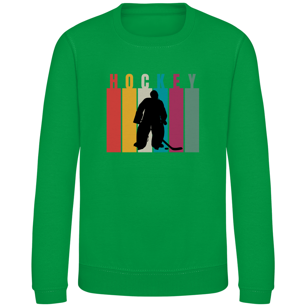 Kids Sweatshirt COLOURFUL HOCKEY GOALIE