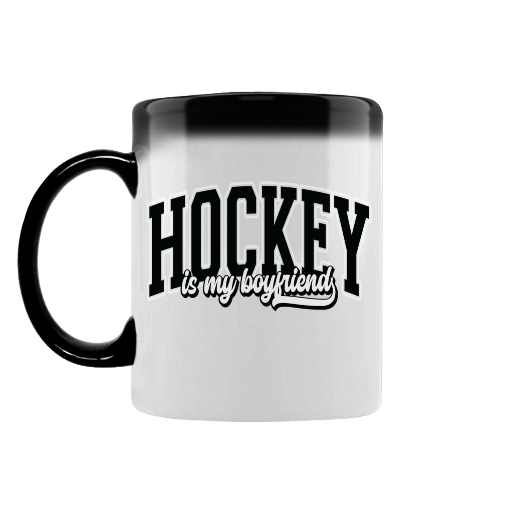 Zaubertasse HOCKEY IS MY BOYFRIEND