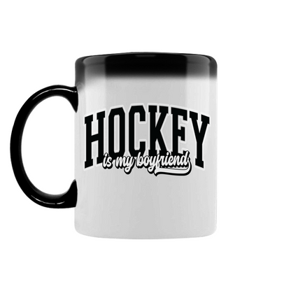 Zaubertasse HOCKEY IS MY BOYFRIEND