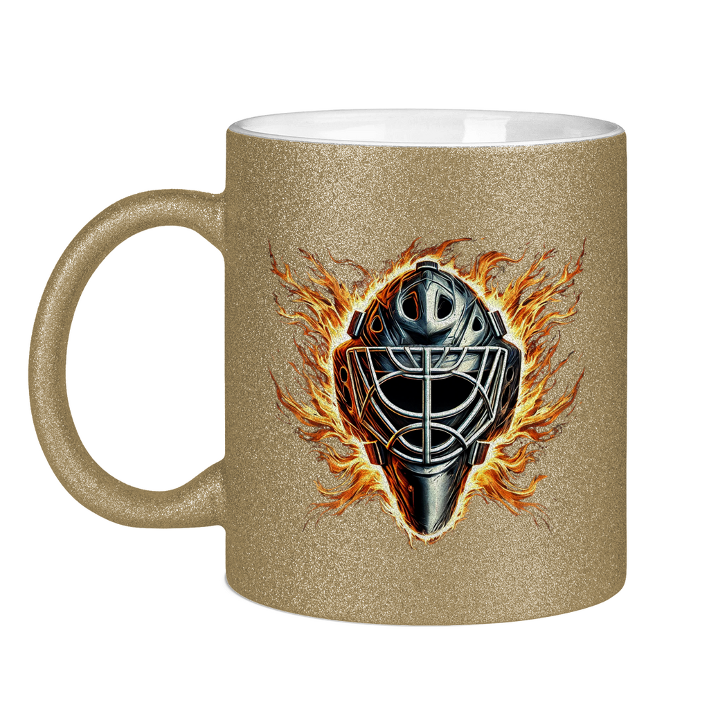 Glitzertasse BURNING MASK