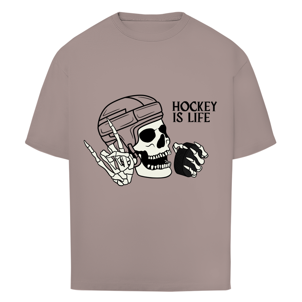 Oversize T-Shirt HOCKEY IS LIFE