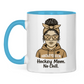 Tasse zweifarbig HOCKEY MOM - NO CHILL