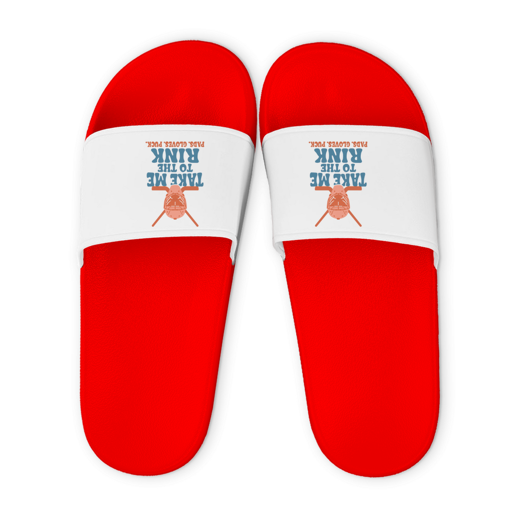 Badelatschen TAKE ME TO THE RINK GOALIE