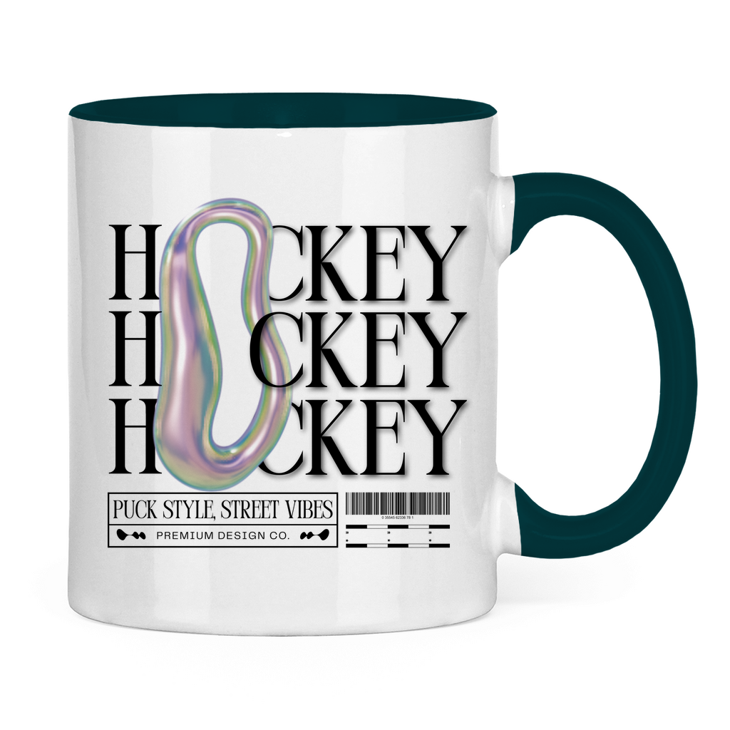 Tasse zweifarbig HOCKEY MODERN
