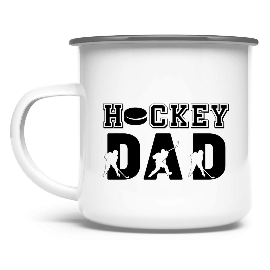 Emaille Tasse HOCKEYDAD SPIELER