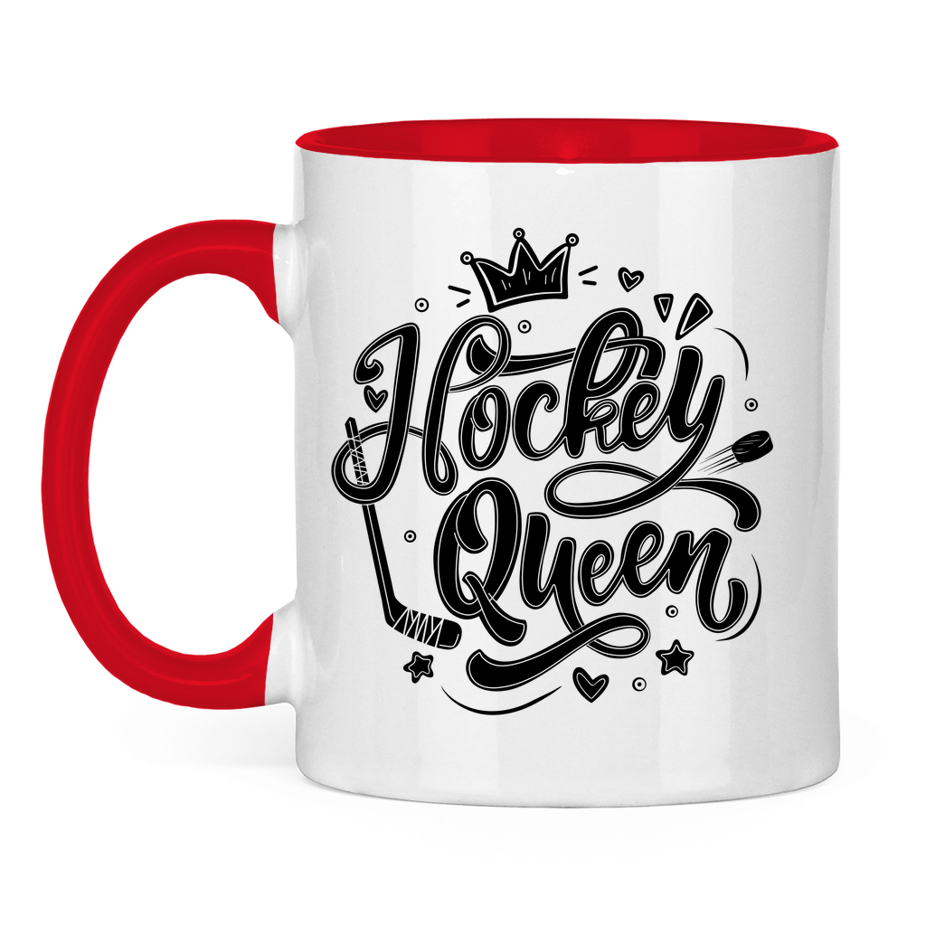 Tasse zweifarbig HOCKEYQUEEN II