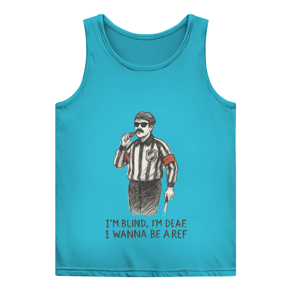 Ladies Tank Top WANNA BE A REF