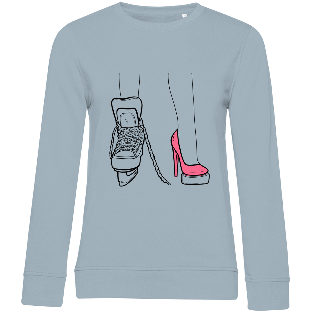 Ladies Sweatshirt  SKATES & HEELS