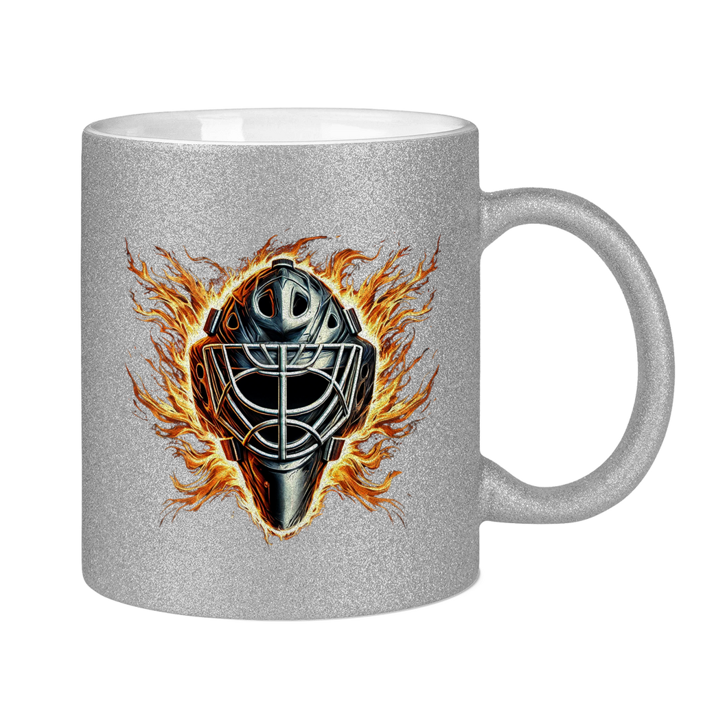 Glitzertasse BURNING MASK