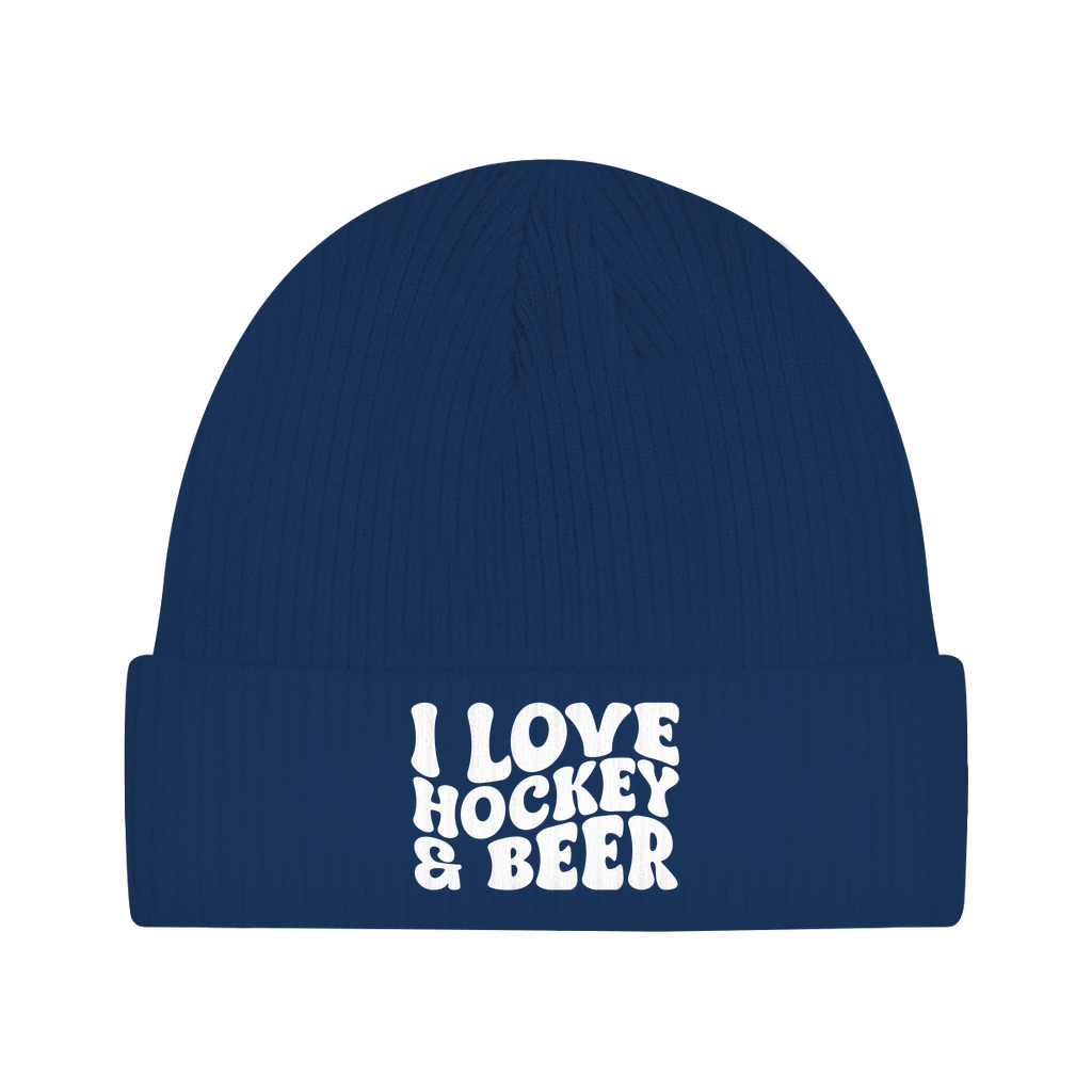 Beanie  I LOVE HOCKEY & BEER