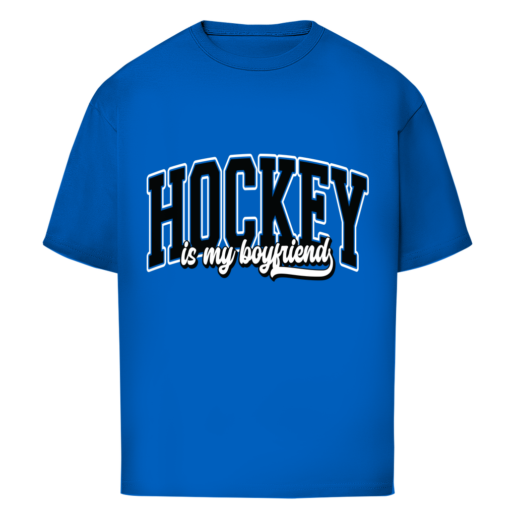 Oversize T-Shirt HOCKEY IS MY BOYFRIEND