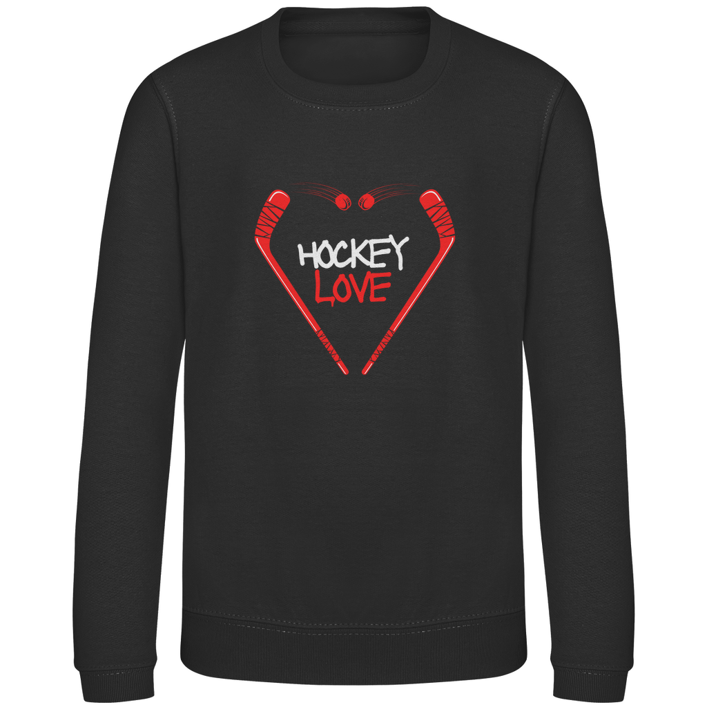 Kids Sweatshirt HOCKEYLOVE STICKHEART