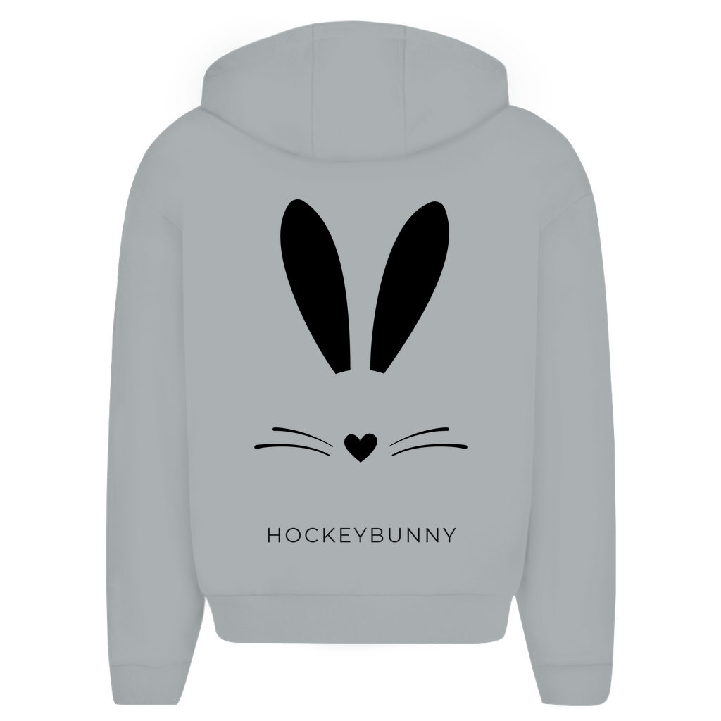 Oversize Zipper HOCKEYBUNNY (front&back)