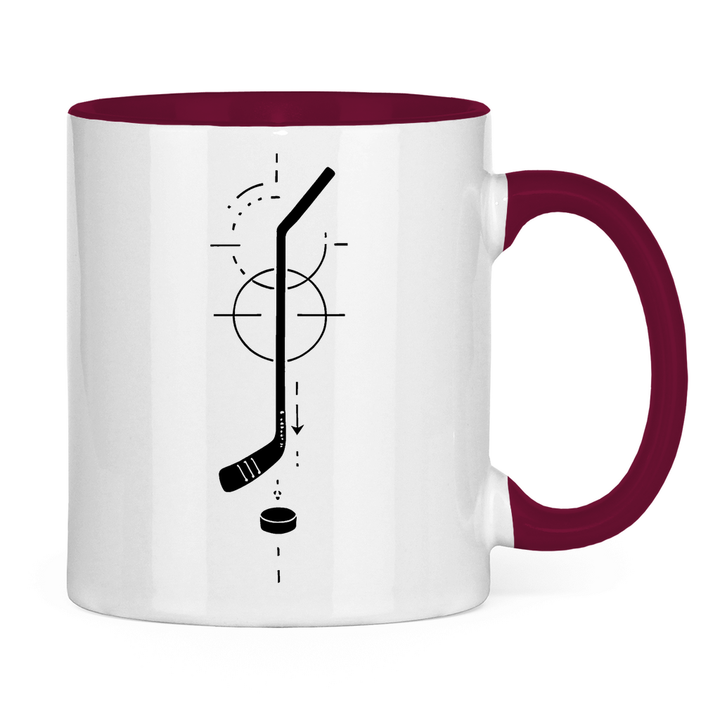 Tasse zweifarbig HOCKEYSTICK MODERN