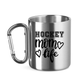 Edelstahltasse HOCKEY MOM LIFE