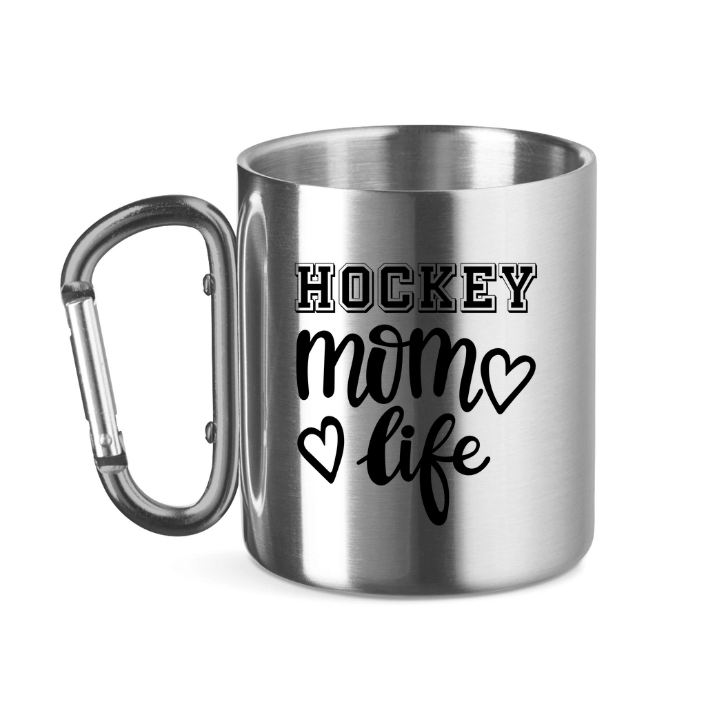 Edelstahltasse HOCKEY MOM LIFE