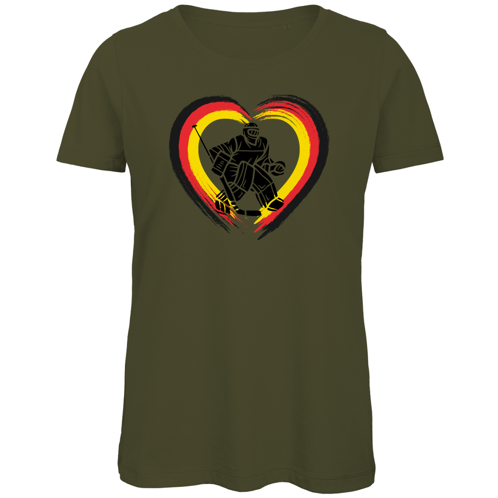 Ladies T-Shirt HEART GERMANY GOALIE