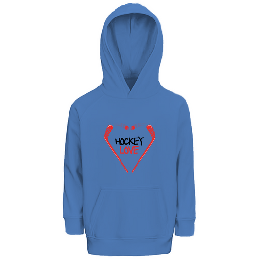 Kids Hoodie HOCKEYLOVE STICKHEART