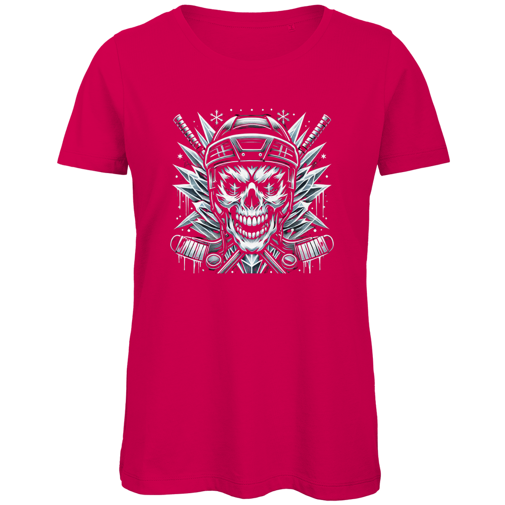 Ladies T-Shirt HOCKEY SKULL