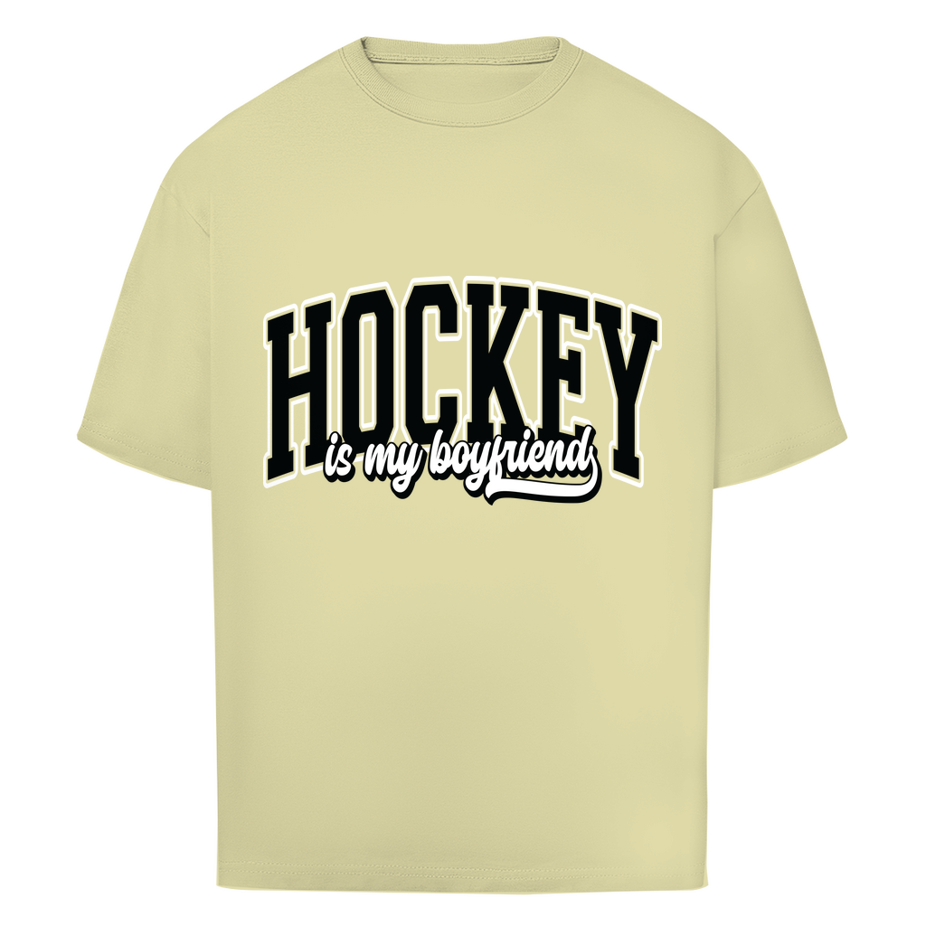 Oversize T-Shirt HOCKEY IS MY BOYFRIEND