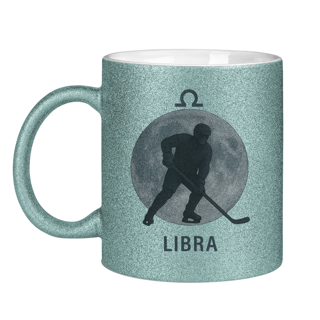 Glitzertasse STERNZEICHEN LIBRA / WAAGE