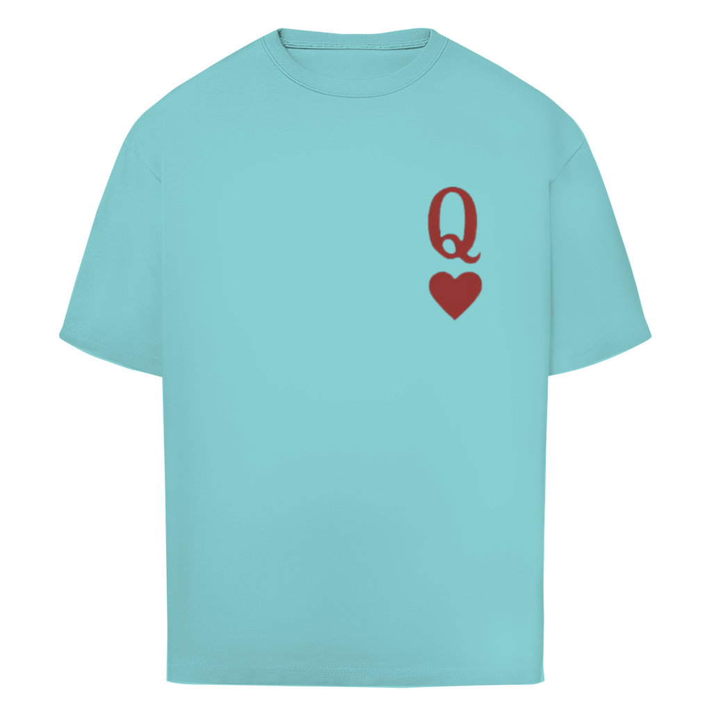 Oversize T-Shirt HOCKEY HERZKÖNIGIN (front&back)